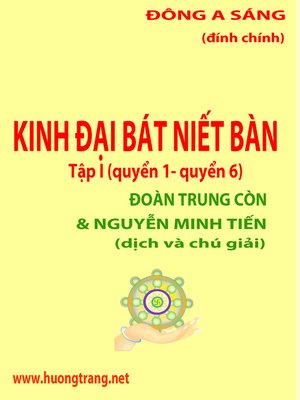 cover image of Kinh Đại Bát Niết Bàn -Tập I (quyển 1- quyển 6)